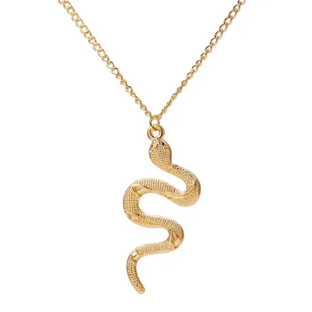 Collier élégant avec un pendentif serpent
