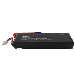 Hubsan H501S X4 batteri - 7,4V 2700mAh 10C H501S-14 - 3 delar - 1 kabel