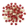 PulseraPequeños colgantes en forma de corazón - para hacer joyas - pulseras / collares - 100 piezas