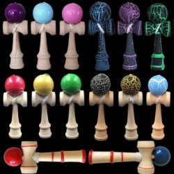 Trä Kendama leksaker - jonglering boll - avstressande / pedagogisk leksak - för vuxna / barn - 12cm