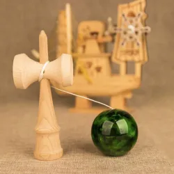 Hilandero inquietoJuguetes de madera Kendama - pelota de malabares de colores - alivio del estrés / juguete educativo - para ...