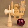 Kendama treleker - fargerik sjongleringsball - stressavlastning / pedagogisk leke - for voksne / barn - 18 cm