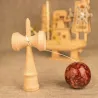Kendama treleker - fargerik sjongleringsball - stressavlastning / pedagogisk leke - for voksne / barn - 18 cm