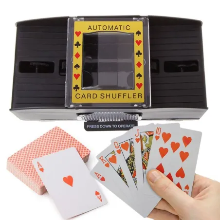 Rompecabezas & juegosBarajador automático de cartas de póquer - con batería