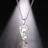 Colar elegante com golfinho