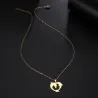 Pendentif dauphin double - avec collier