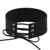CollarGargantilla sexy con cordones - collar corto de terciopelo - estilo gótico
