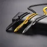 Pingente em forma de bala - com colar - aço inoxidável
