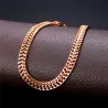 Trendy bred mesh armbånd - punk stil - rustfrit stål