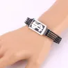 US Dollar mønster armbånd - 316L rustfrit stål