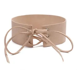 CollarGargantilla sexy con cordones - collar corto de terciopelo - estilo gótico