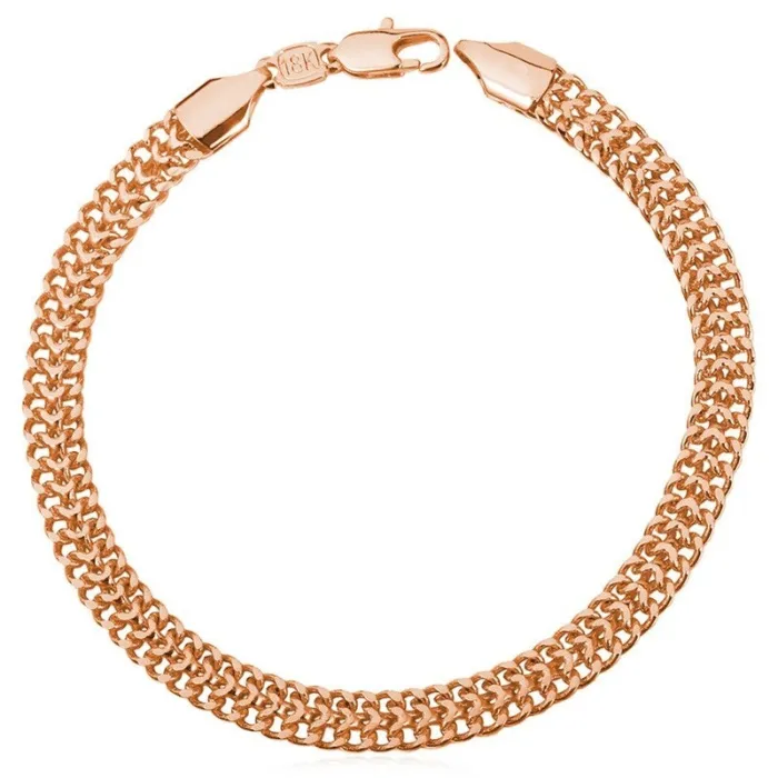 Trendy bred mesh armbånd - punk stil - rustfrit stål
