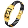 US Dollar mönsterarmband - 316L rostfritt stål