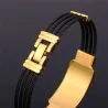 US Dollar mønster armbånd - 316L rustfrit stål