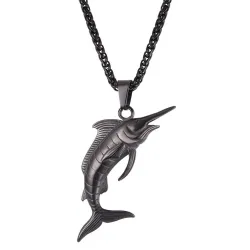 CollarCollar con pez espada - acero inoxidable - unisex