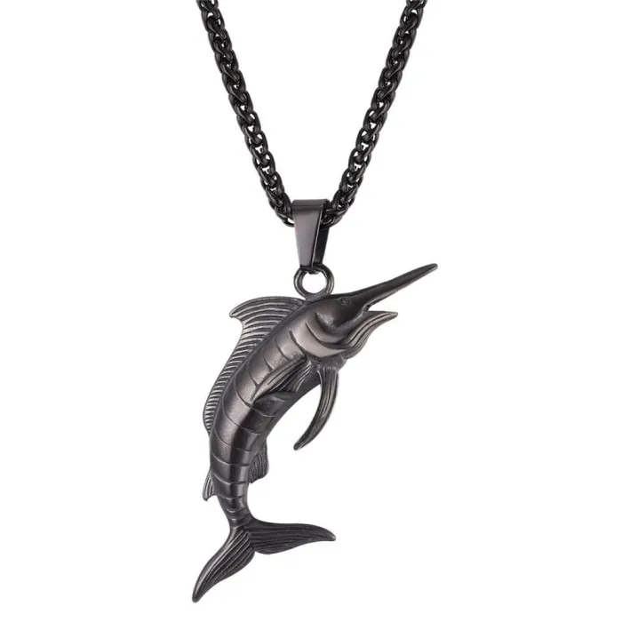 CollarCollar con pez espada - acero inoxidable - unisex