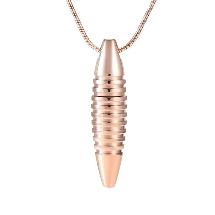 Collier avec pendentif en forme de balle - porte-cendres de crémation commémoratif - mini urne - ouvrable
