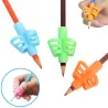 Porte-crayon/stylo - poignée d'aide en silicone - correction de la posture des doigts - 10 pièces