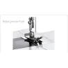 Mini machine à coudre - portable - pédale / table à main / fils - avec lumière
