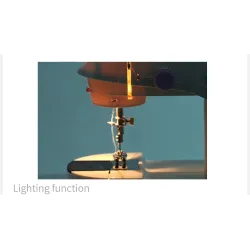 Mini sewing machine - portable - foot pedal / hand table / threads - with lightTextile