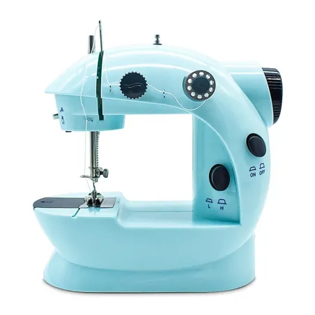 Mini machine à coudre - portable - pédale / table à main / fils - avec lumière