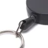 Mini telescopic keychain - retractable pull rope - with carabiner - 5 piecesKeyrings