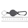 Mini telescopic keychain - retractable pull rope - with carabiner - 5 piecesKeyrings