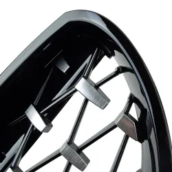 Przednia atrapa chłodnicy - czarny błyszczący diament - do BMW E60 E61 528i 550i 535i M5Kratki
