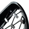Främre njure - galler - blank svart diamant - för BMW E60 E61 528i 550i 535i M5