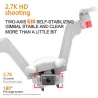 DronesCuadricóptero en forma de V - plegable - con hélices gemelas - cardán de dos ejes - cámara - GPS - Drone RC profesional