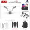 DronesCuadricóptero en forma de V - plegable - con hélices gemelas - cardán de dos ejes - cámara - GPS - Drone RC profesional