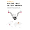 V-formet quadcopter - foldbar - med to propeller - to-akset gimbal - kamera - GPS - professionel RC Drone