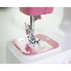 Mini Electric Symaskin - Dubbelhastighet - Dubbelgängor - Blad / Fåglar Mönster