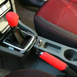 Couvercle universel de poignée de changement de vitesse / frein à main - silicone - ensemble de 2 pièces