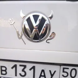 Auto / motor sticker - 3D duivelStickers