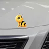 Autocollant auto / moto - petite abeille jaune