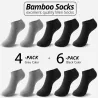 Bamboe herensokken - ademend - elastisch - enkellengte - 10 paarHerenmode