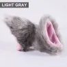 Motorradhelm Dekoration - Katzenohren aus Plüsch