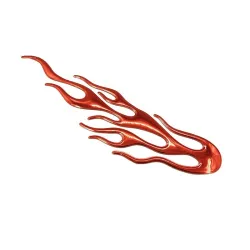 Bil / motorsykkel klistremerke - 3D brannflamme