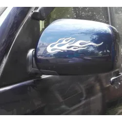 Auto / motor sticker - 3D vuurvlamStickers