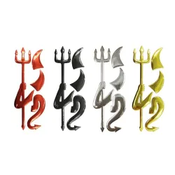 Auto / moottoripyörä tarra - 3D paholainen