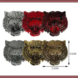 Bilklistremerke i metall - emblem - 3D tigerhode