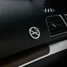 Sticker métal intérieur voiture - Non Fumeur