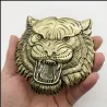 Naklejka na samochód / motocykl - metalowy emblemat - głowa tygrysa 3DNaklejki
