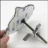 Bil / motorcykel mærkat - metal emblem - 3D tigerhoved