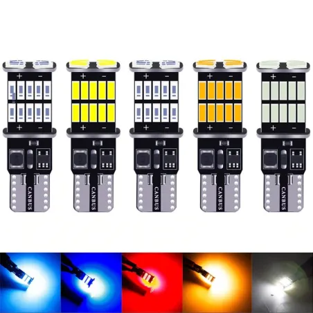 RXZ 12V - w5w - 6000K T10 - canbus - 26 SMD LED - billampa - glödlampa