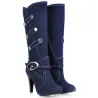BotasBotas de tacón alto de mezclilla de moda
