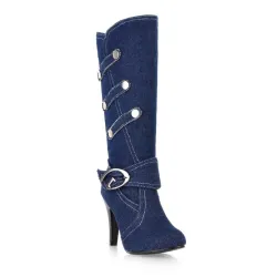 BotasBotas de tacón alto de mezclilla de moda
