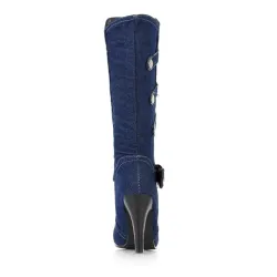 BotasBotas de tacón alto de mezclilla de moda