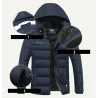 Veste d'hiver épaisse et chaude avec capuche